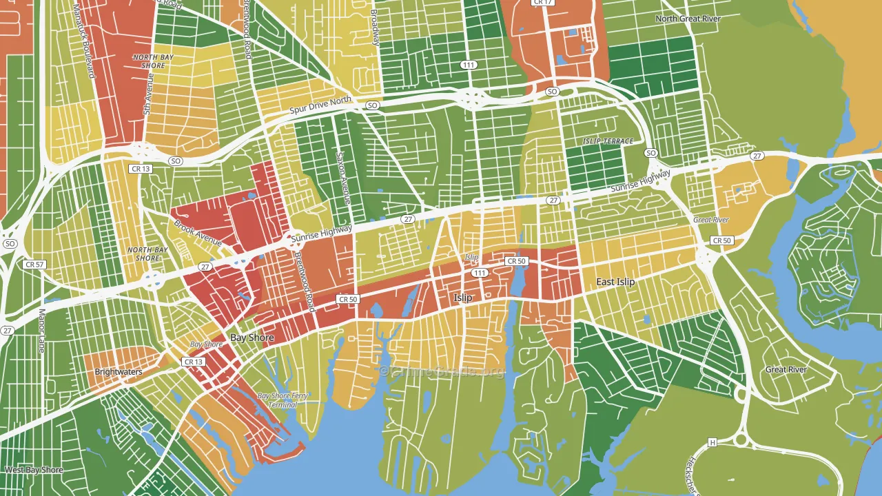 11751, NY Map of Theft Rates