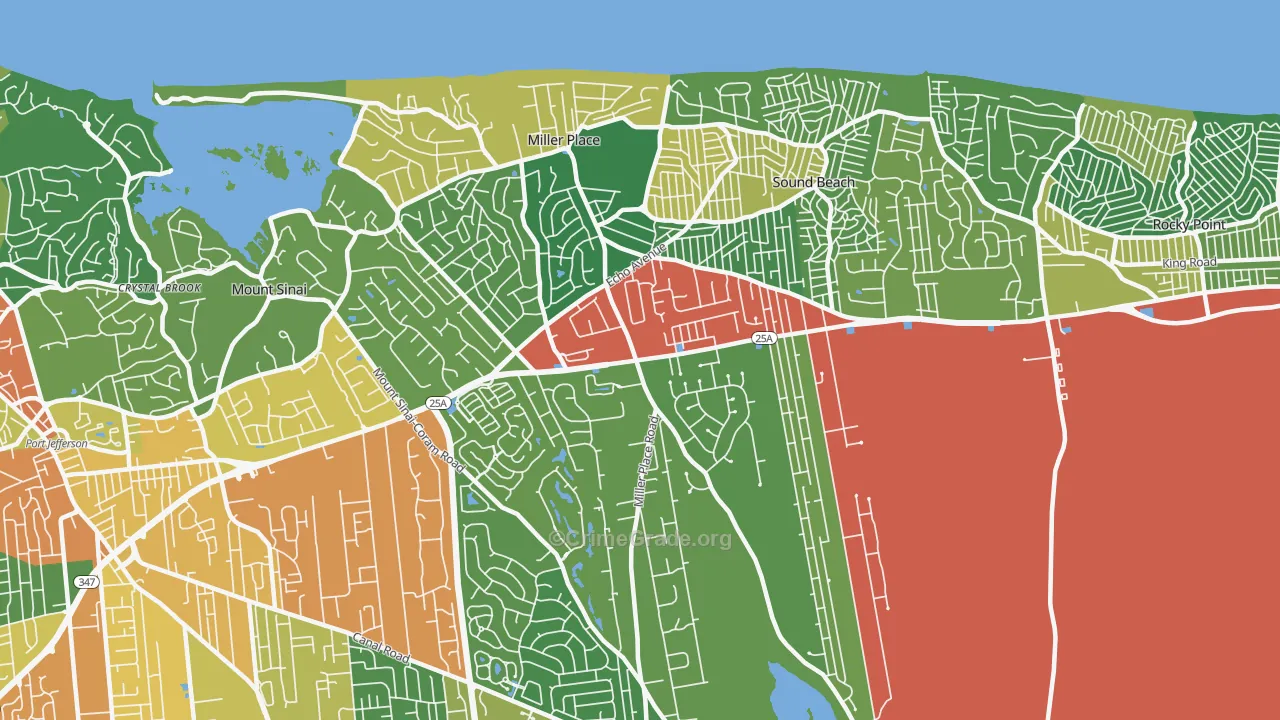 11764, NY Map of Theft Rates