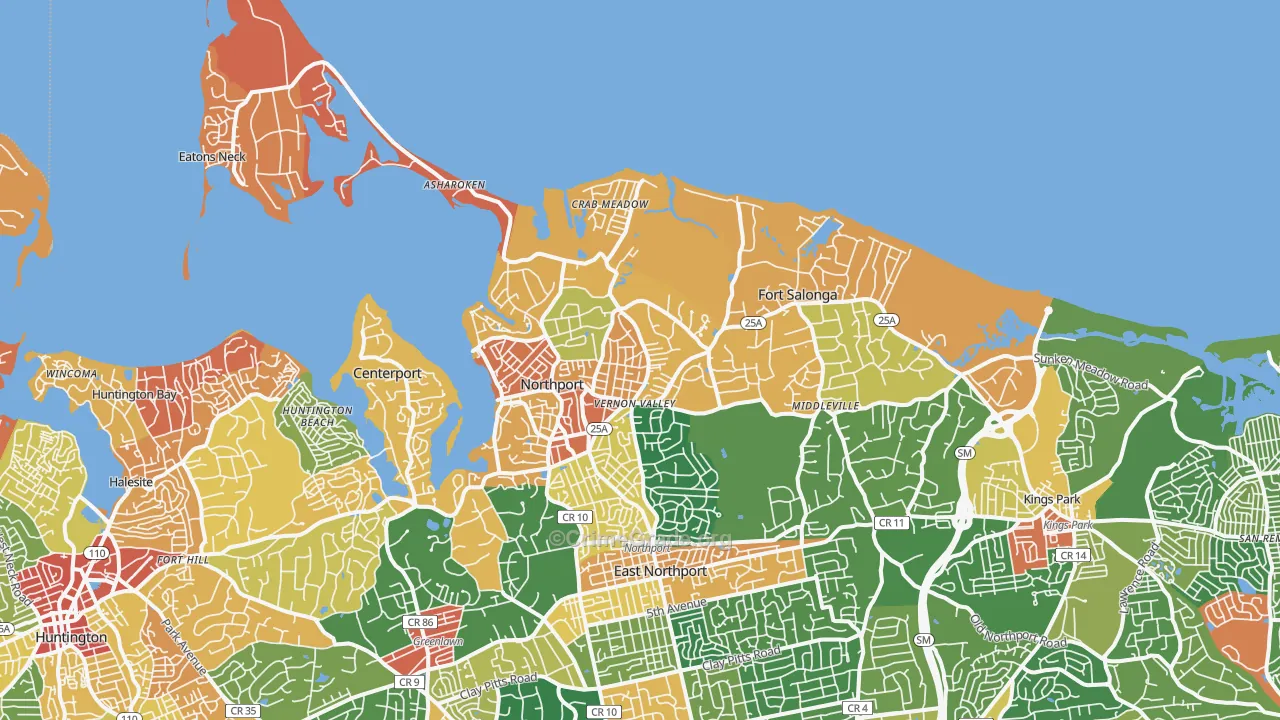 11768, NY Map of Theft Rates