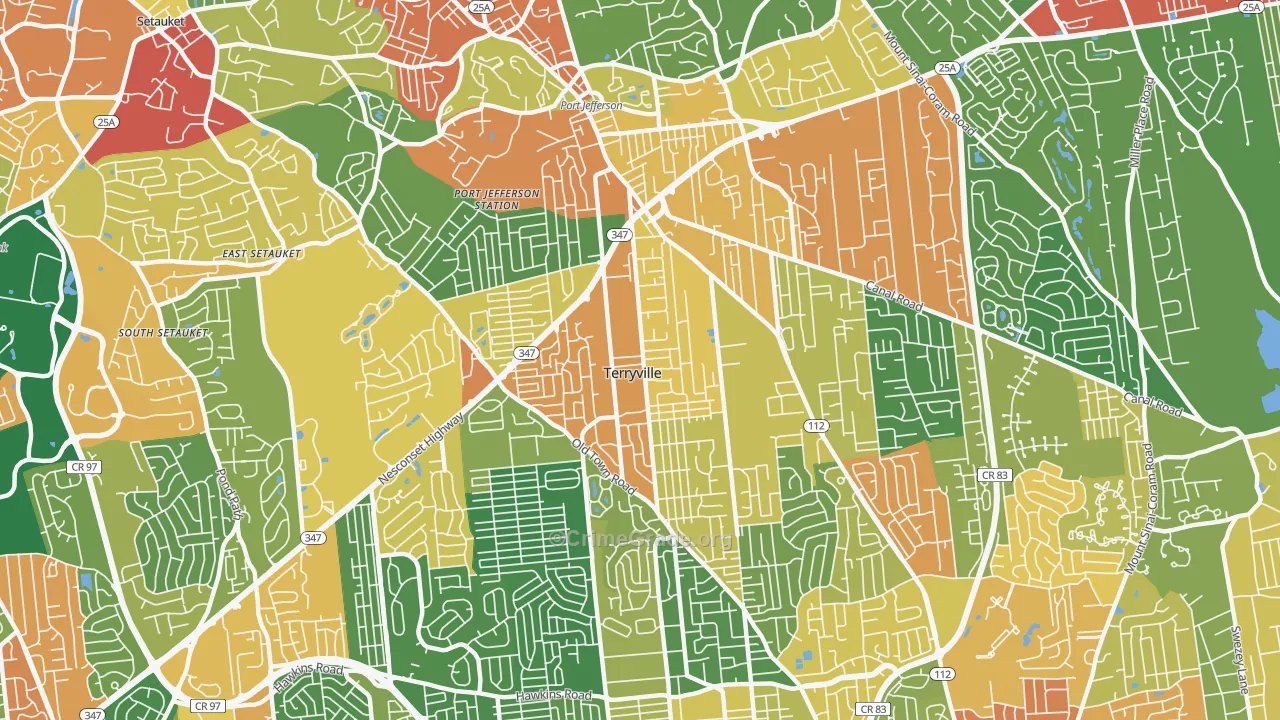 11776, NY Map of Theft Rates