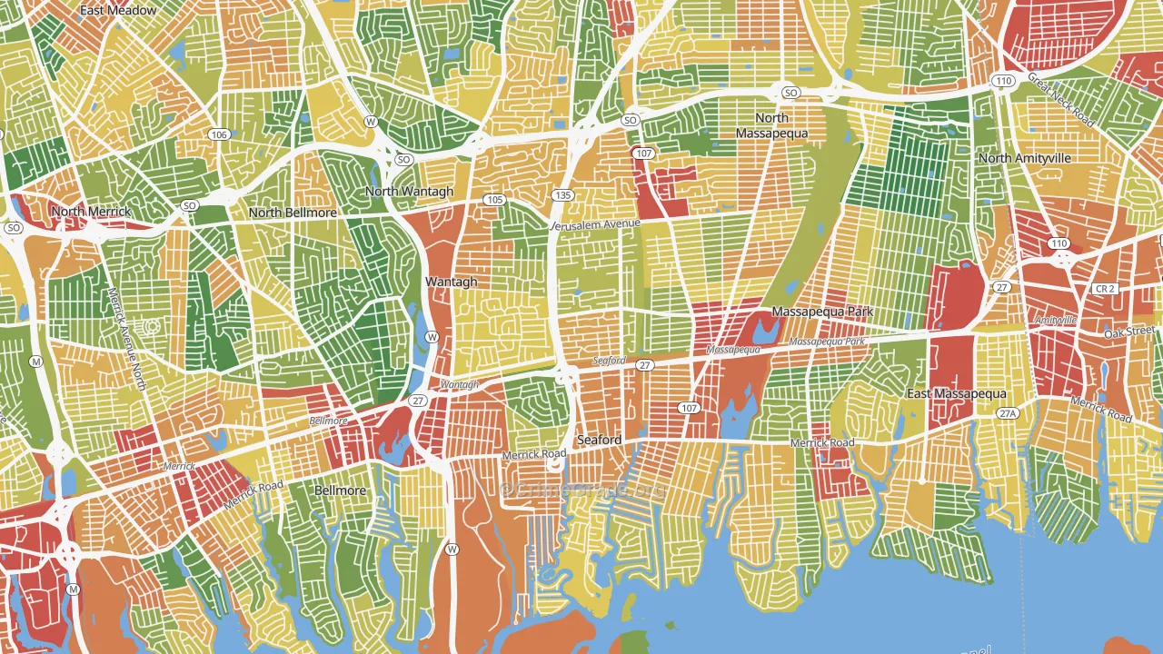 11783, NY Map of Theft Rates