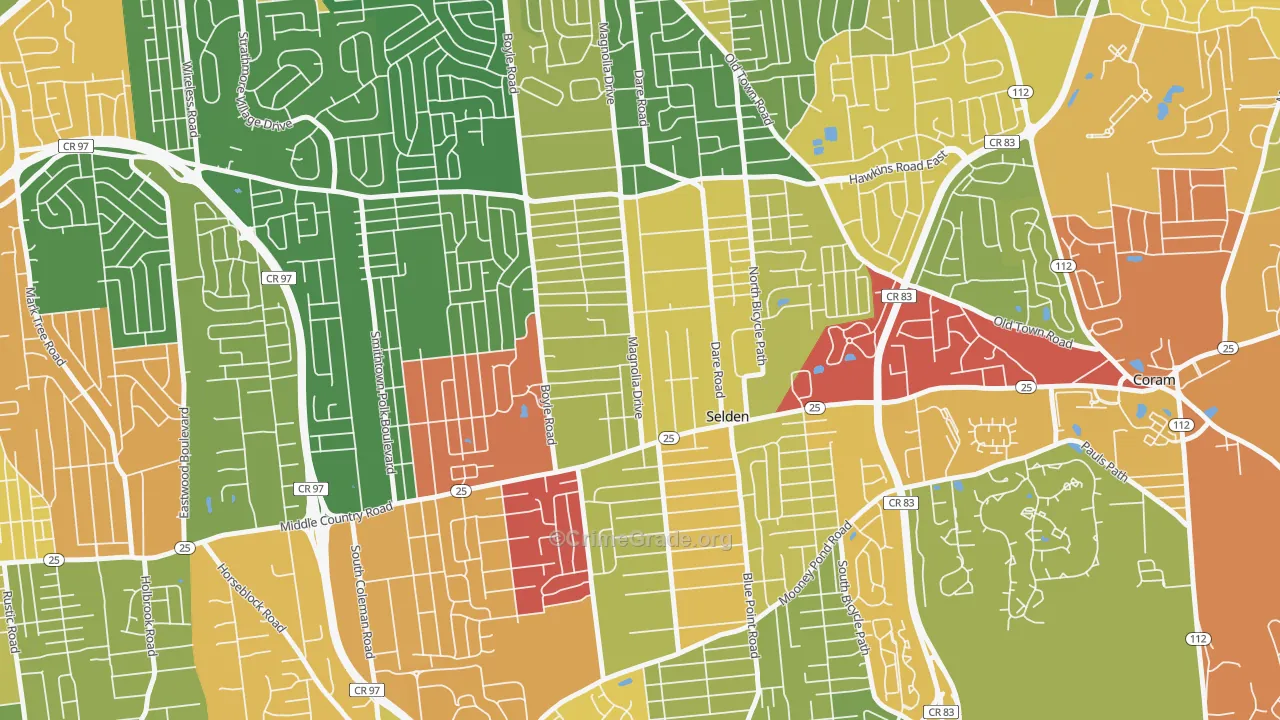 11784, NY Map of Theft Rates