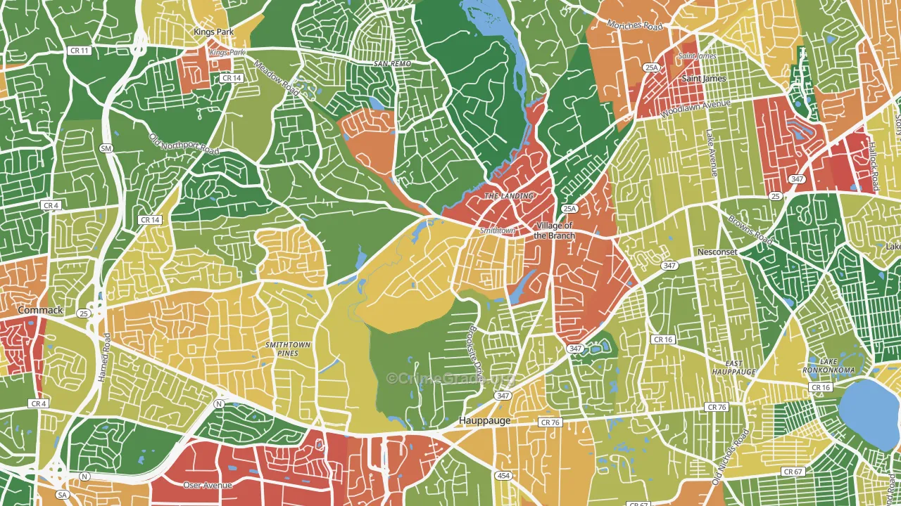 11787, NY Map of Theft Rates