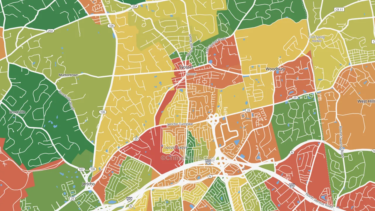 11791, NY Map of Theft Rates