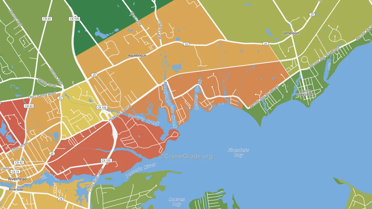 11931, NY Map of Theft Rates