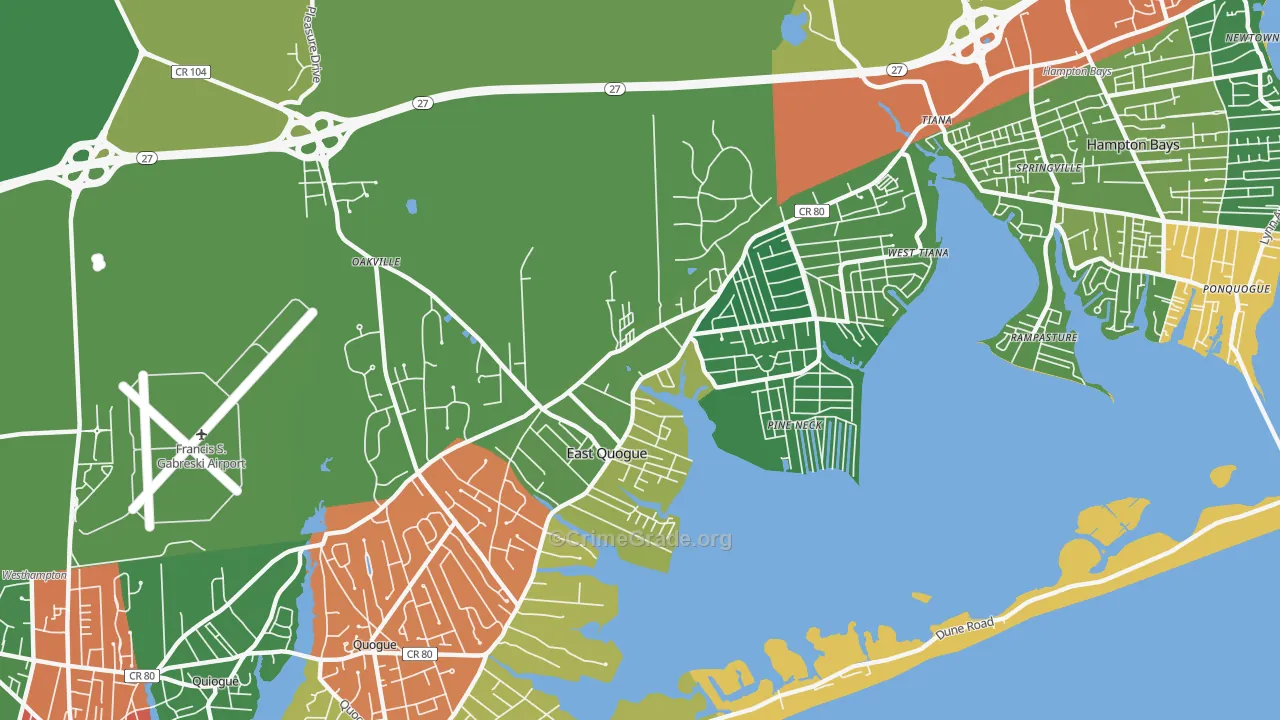 11942, NY Map of Theft Rates