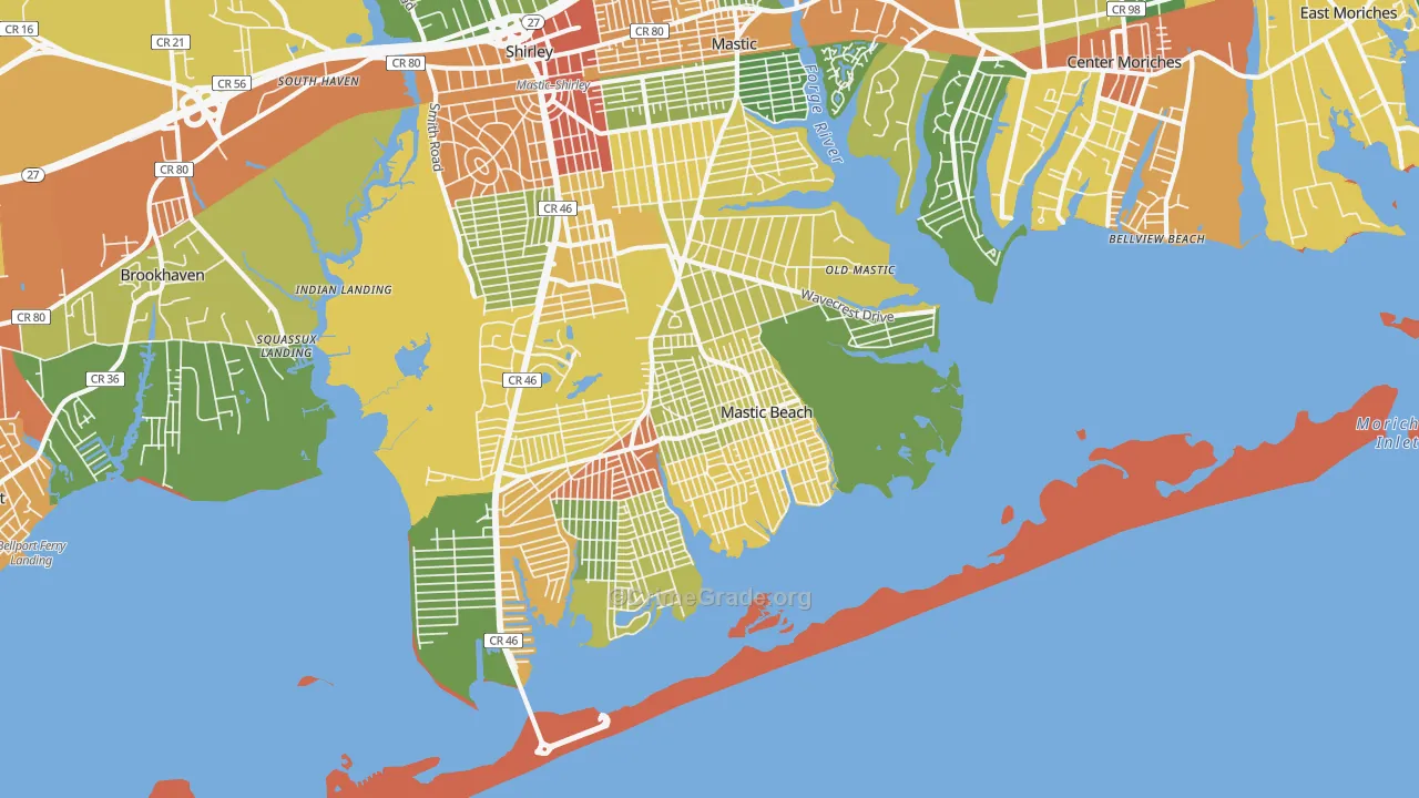 11951, NY Map of Theft Rates