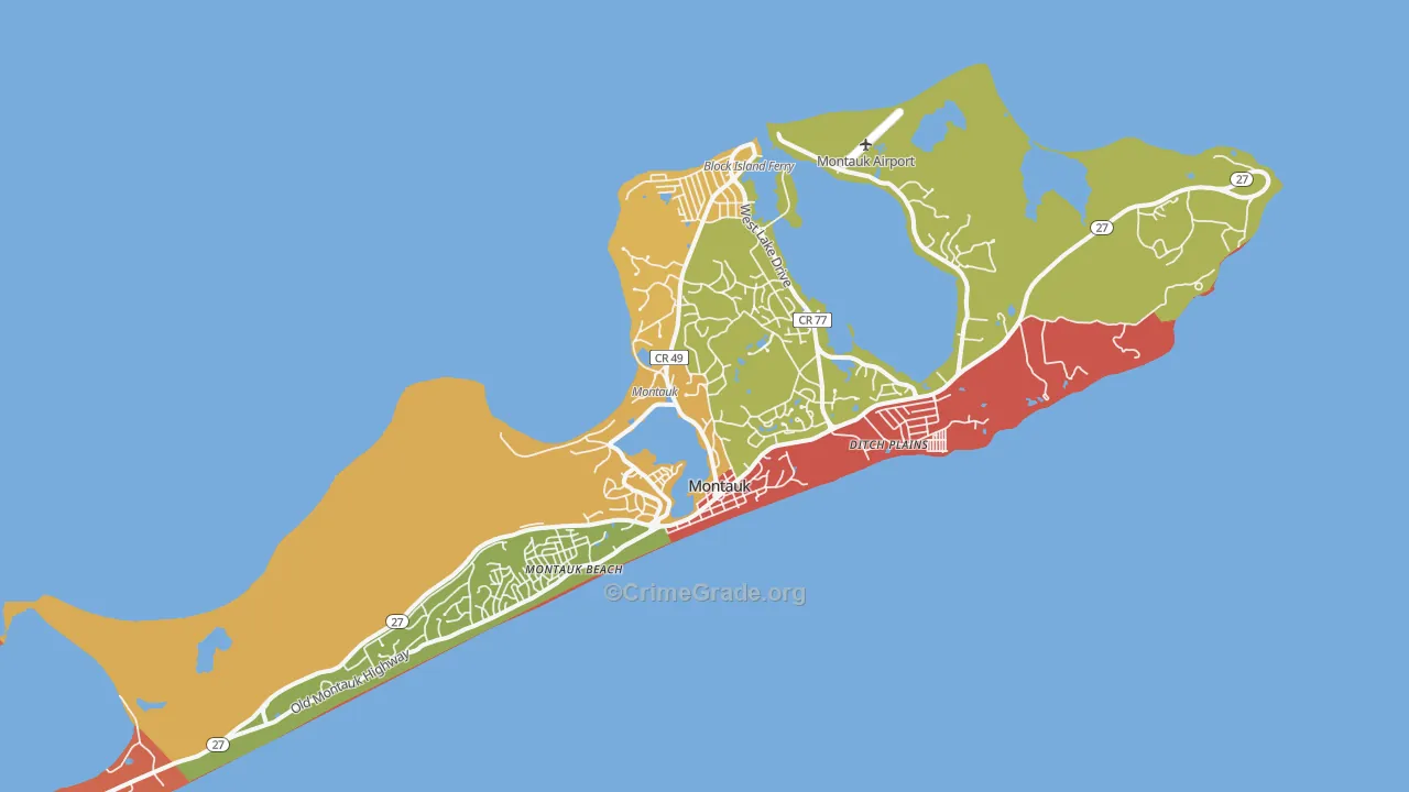 11954, NY Map of Theft Rates