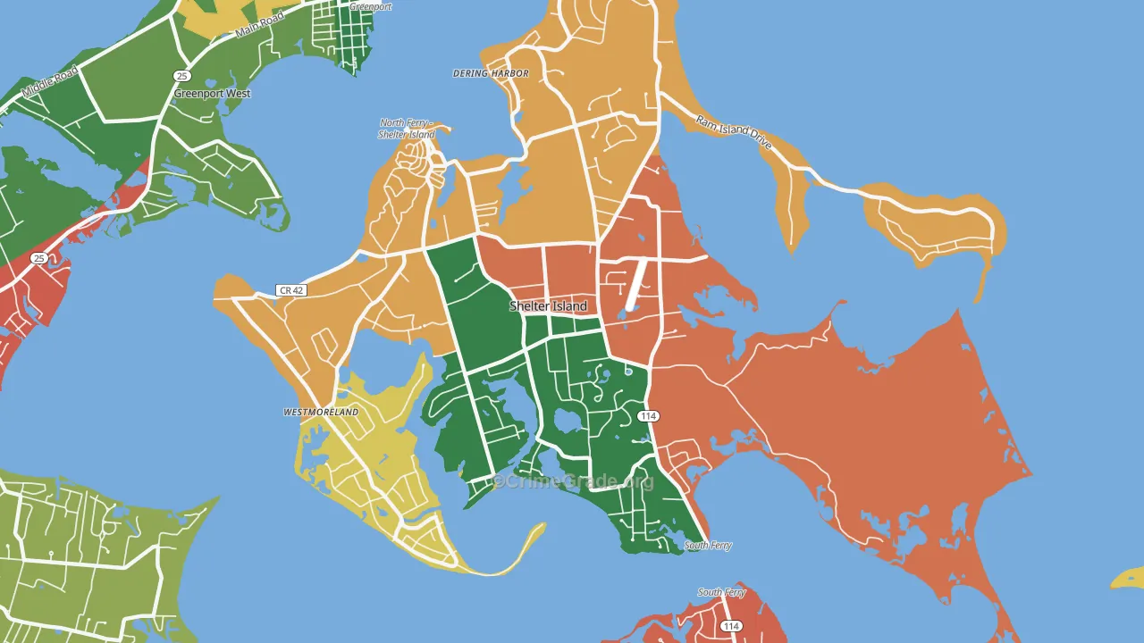 11964, NY Map of Theft Rates