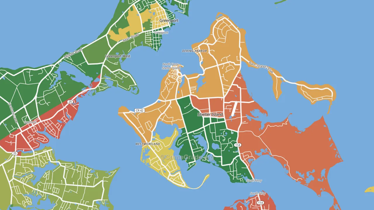 11965, NY Map of Theft Rates