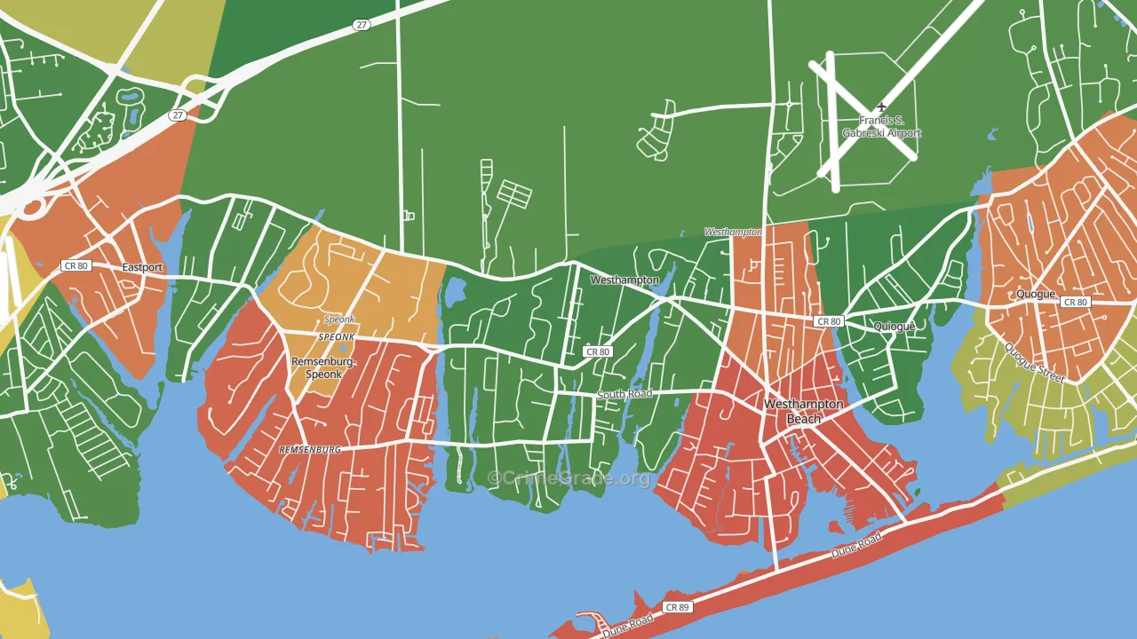 11977, NY Map of Theft Rates