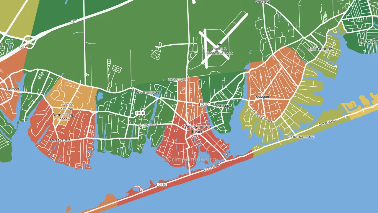 11978, NY Map of Theft Rates
