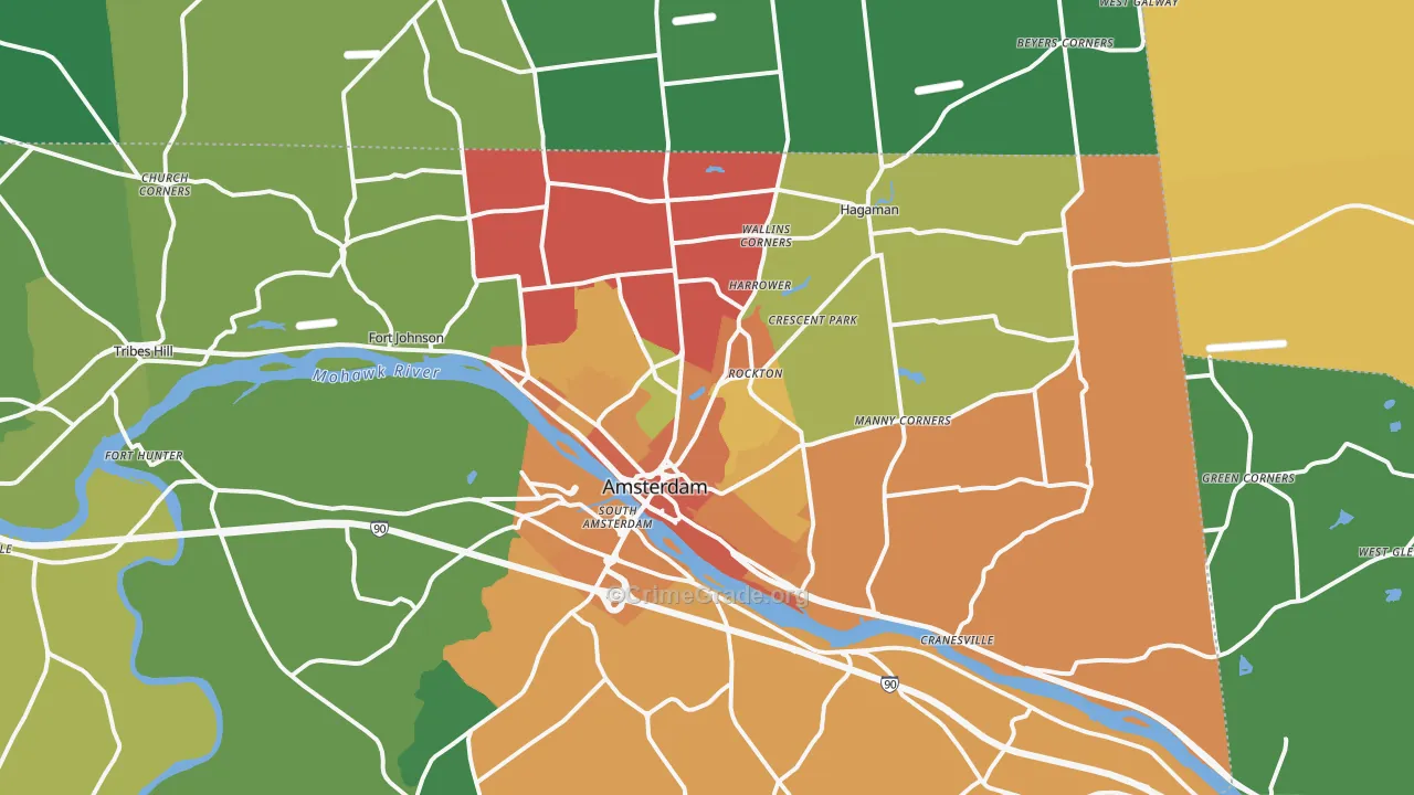 12010, NY Map of Theft Rates