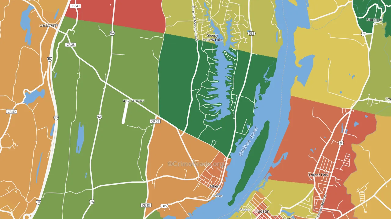12015, NY Map of Theft Rates