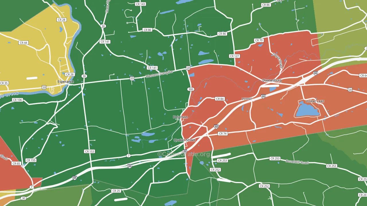 12053, NY Map of Theft Rates