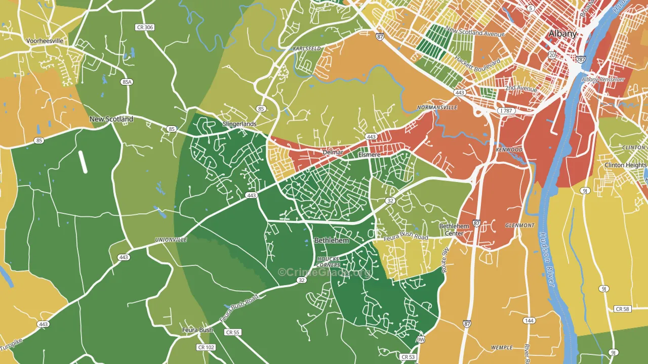 12054, NY Map of Theft Rates