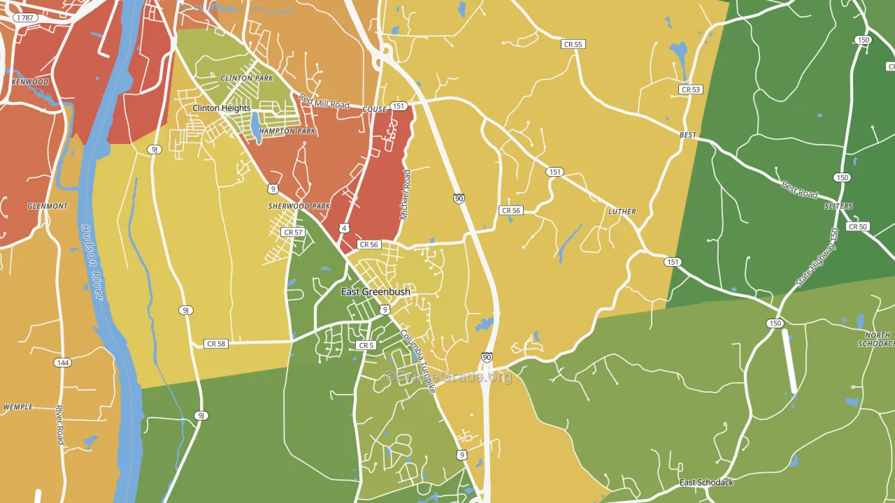 12061, NY Map of Theft Rates