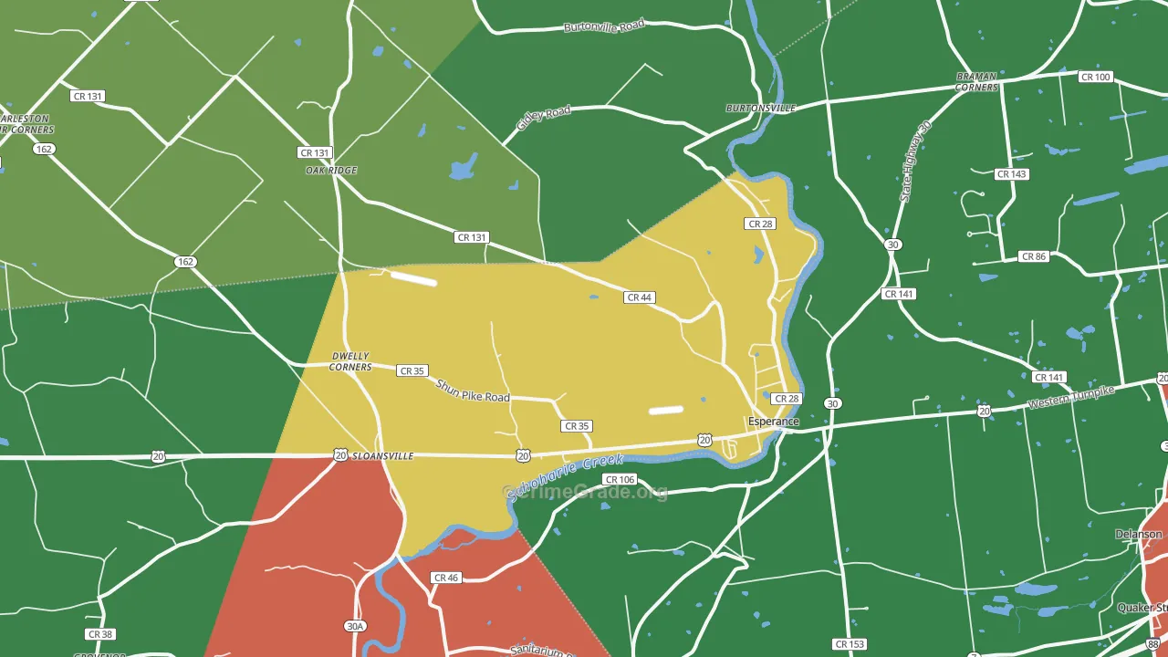 12066, NY Map of Theft Rates