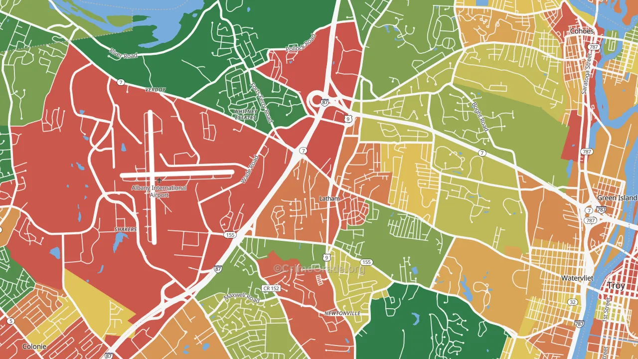 12110, NY Map of Theft Rates