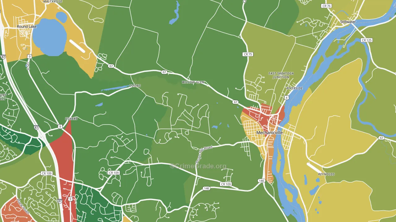 12118, NY Map of Theft Rates