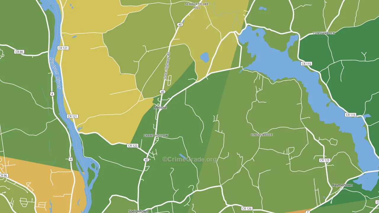 12121, NY Map of Theft Rates