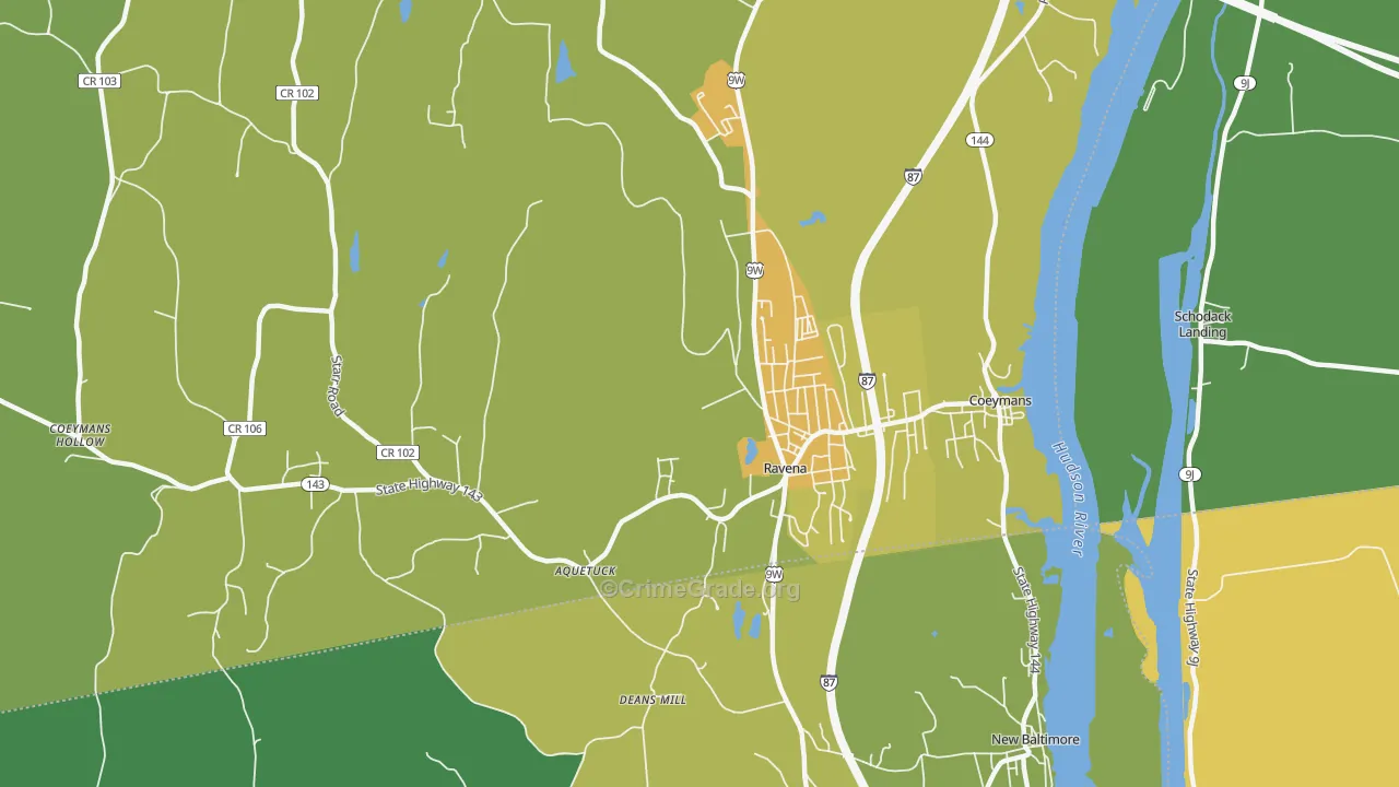 12143, NY Map of Theft Rates