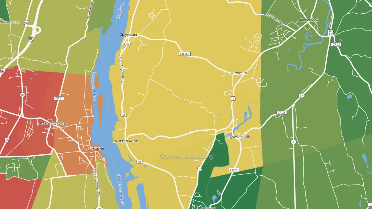 12173, NY Map of Theft Rates