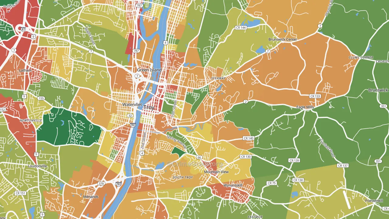 12180, NY Map of Theft Rates
