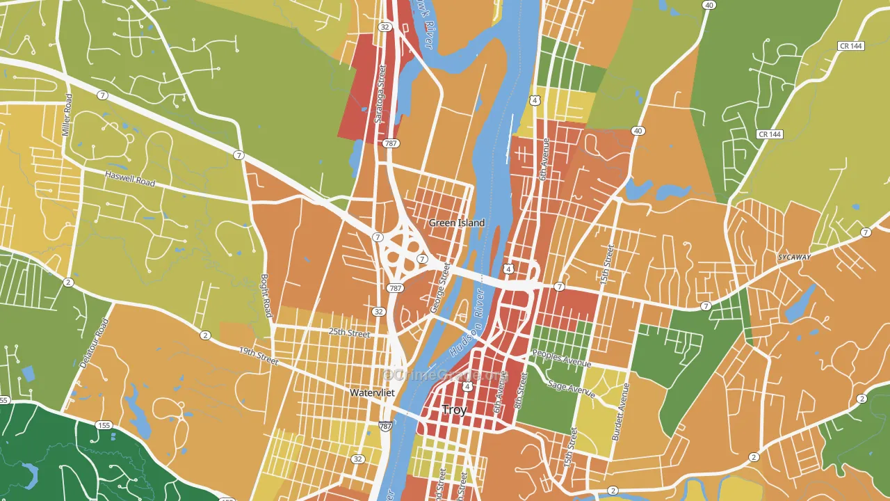 12183, NY Map of Theft Rates