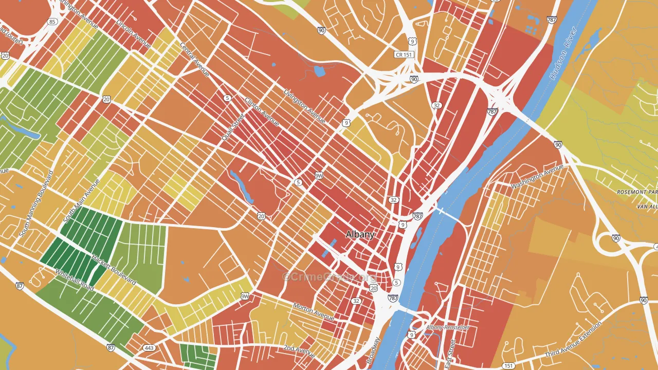12210, NY Map of Theft Rates