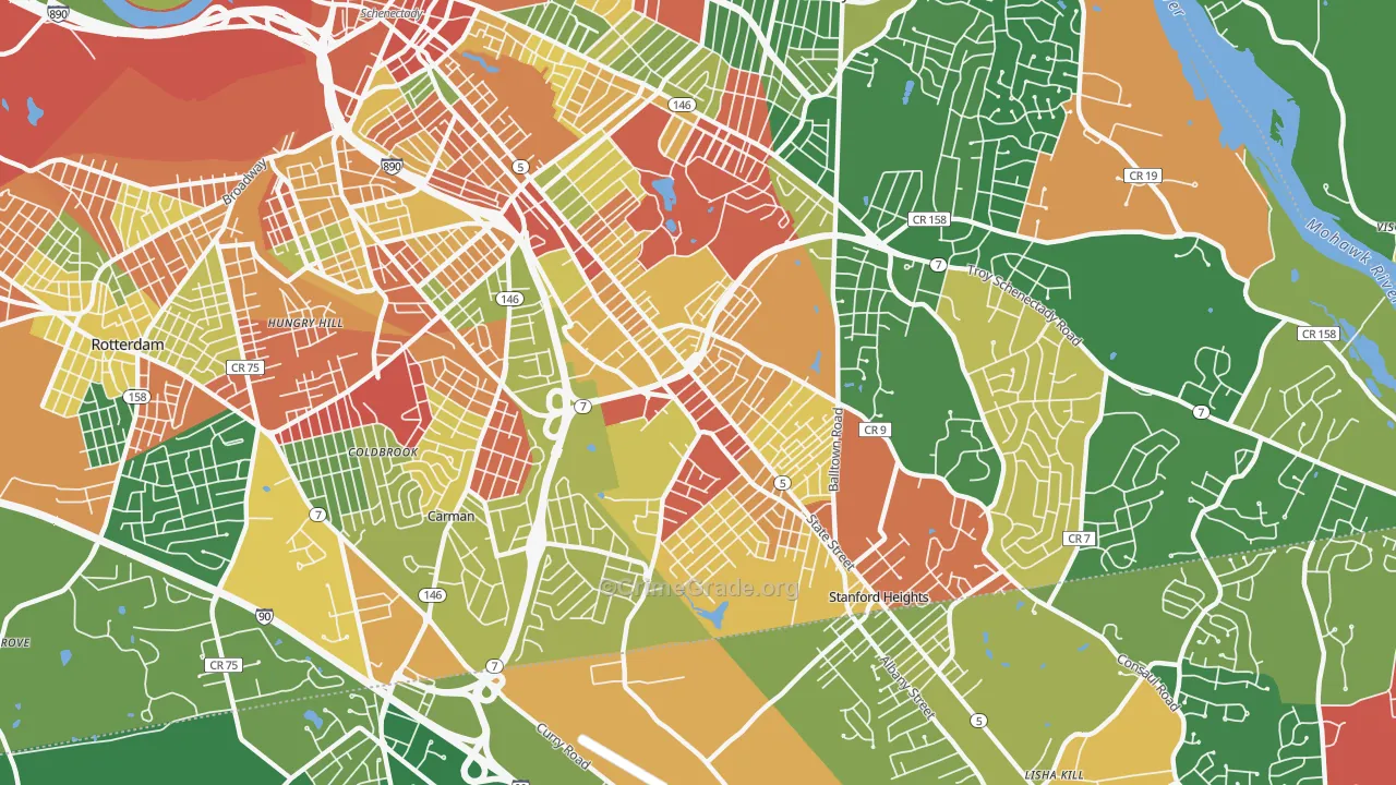12304, NY Map of Theft Rates
