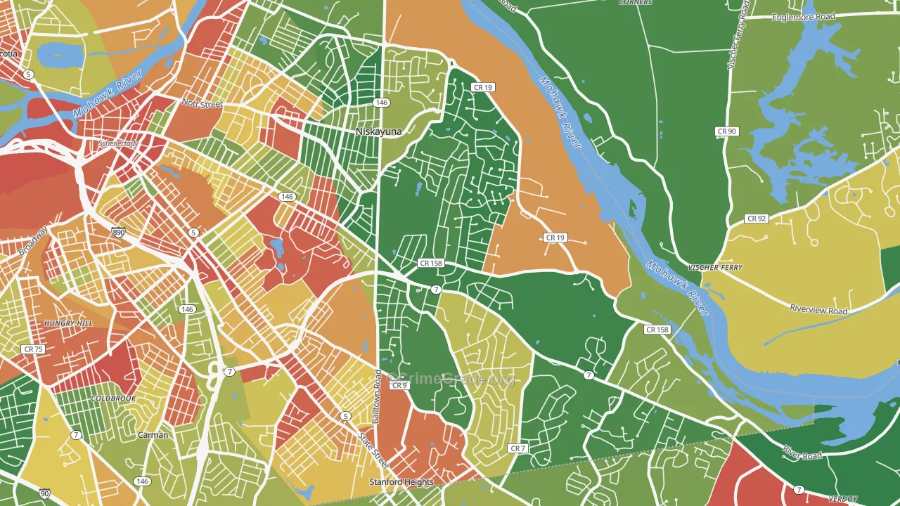 12309, NY Map of Theft Rates
