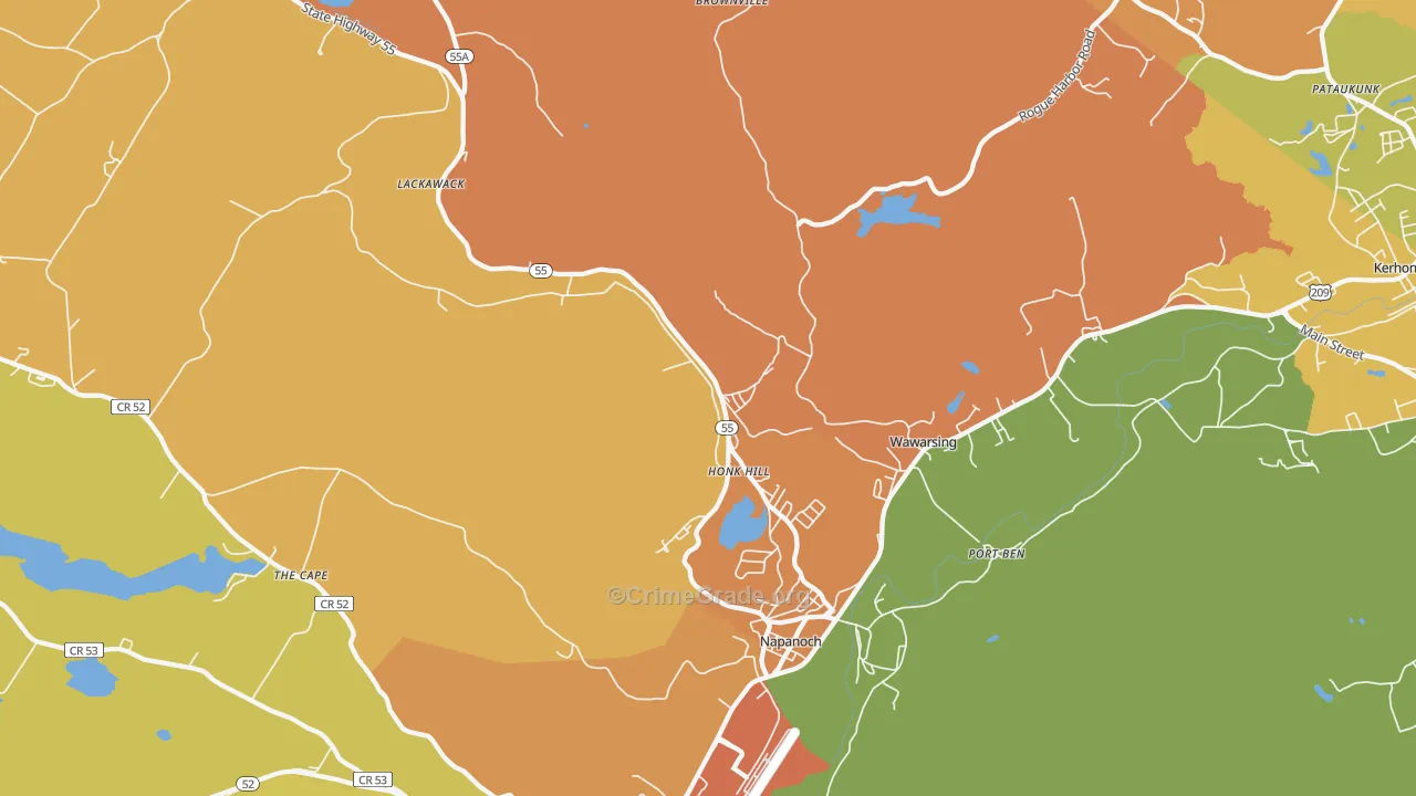 12458, NY Map of Theft Rates
