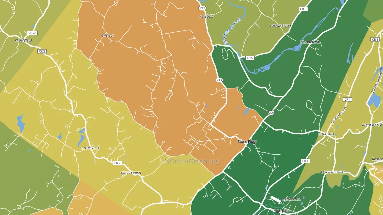 12484, NY Map of Theft Rates