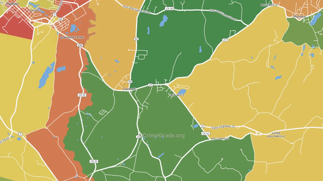 12513, NY Map of Theft Rates