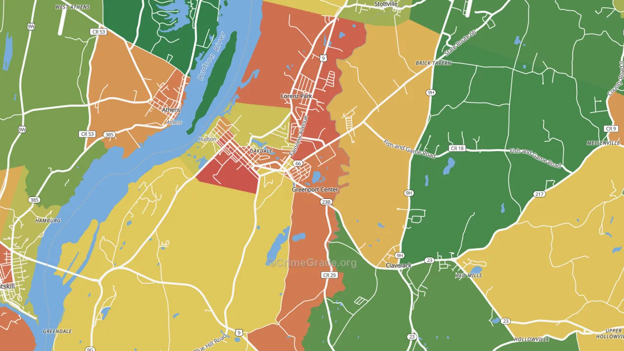 12534, NY Map of Theft Rates