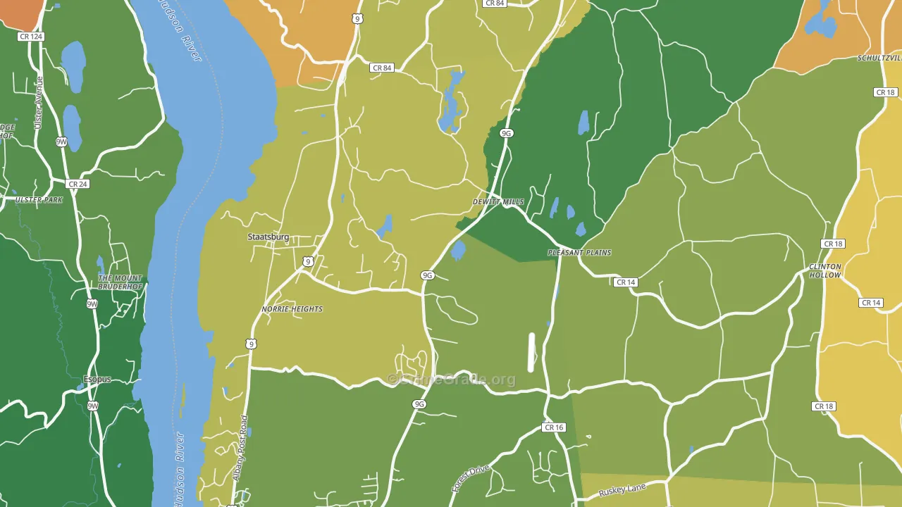 12580, NY Map of Theft Rates