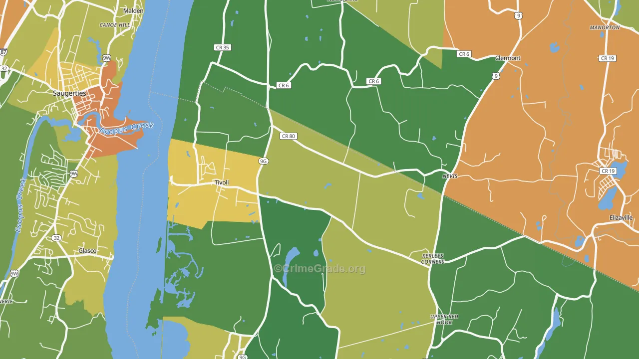 12583, NY Map of Theft Rates