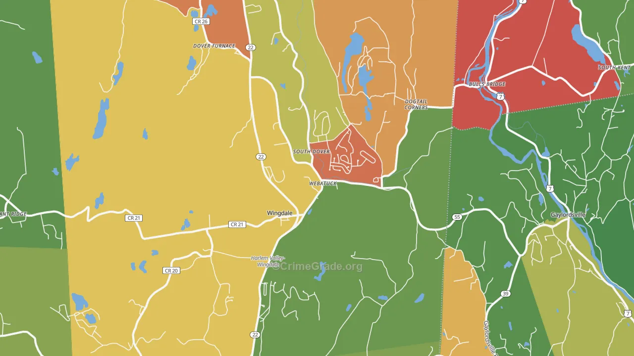 12594, NY Map of Theft Rates