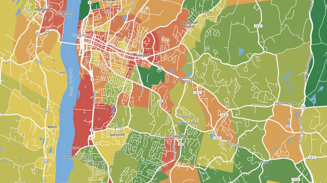 12603, NY Map of Theft Rates