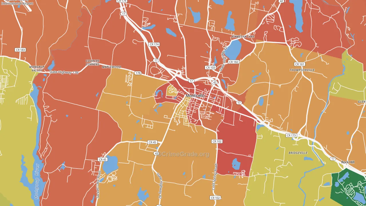 12701, NY Map of Theft Rates