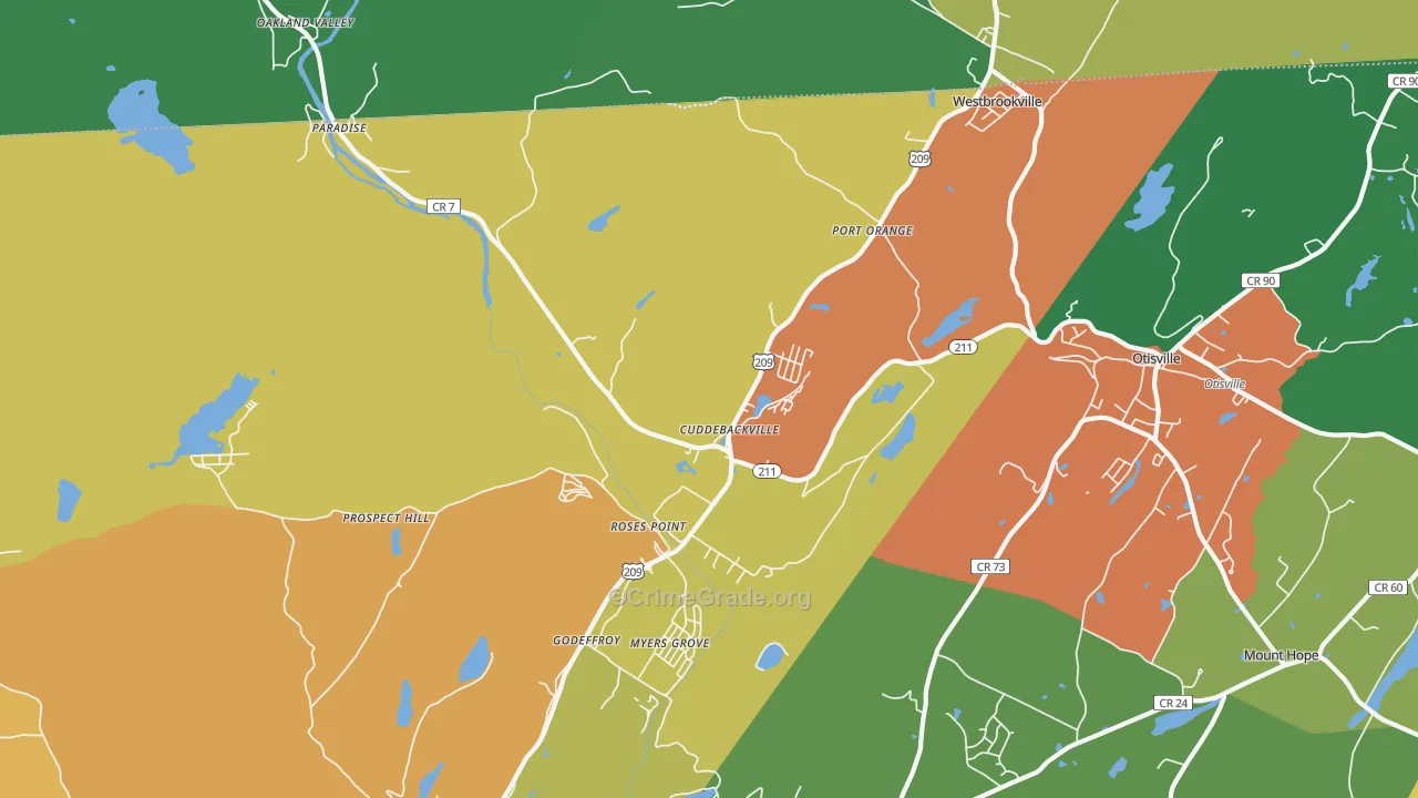12729, NY Map of Theft Rates