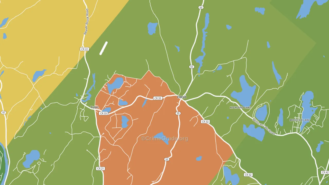 12732, NY Map of Theft Rates