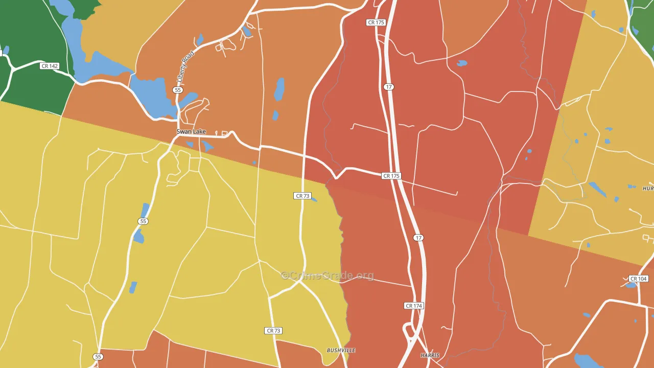 12734, NY Map of Theft Rates