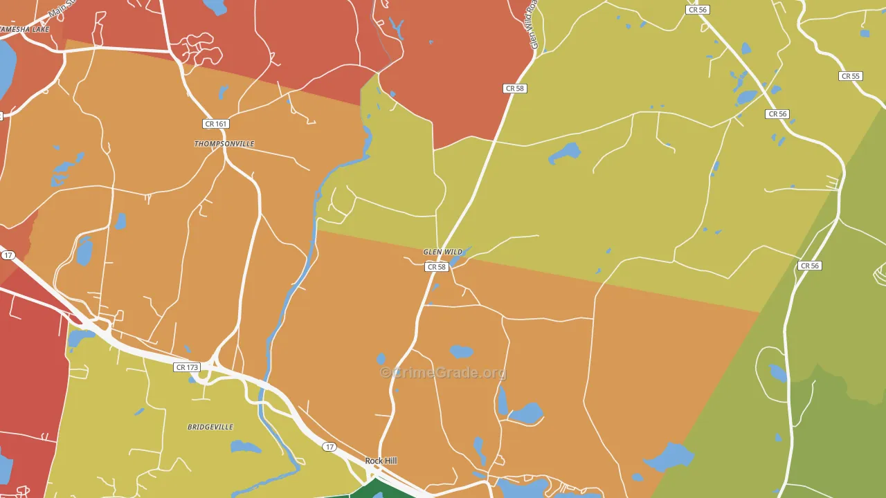 12738, NY Map of Theft Rates