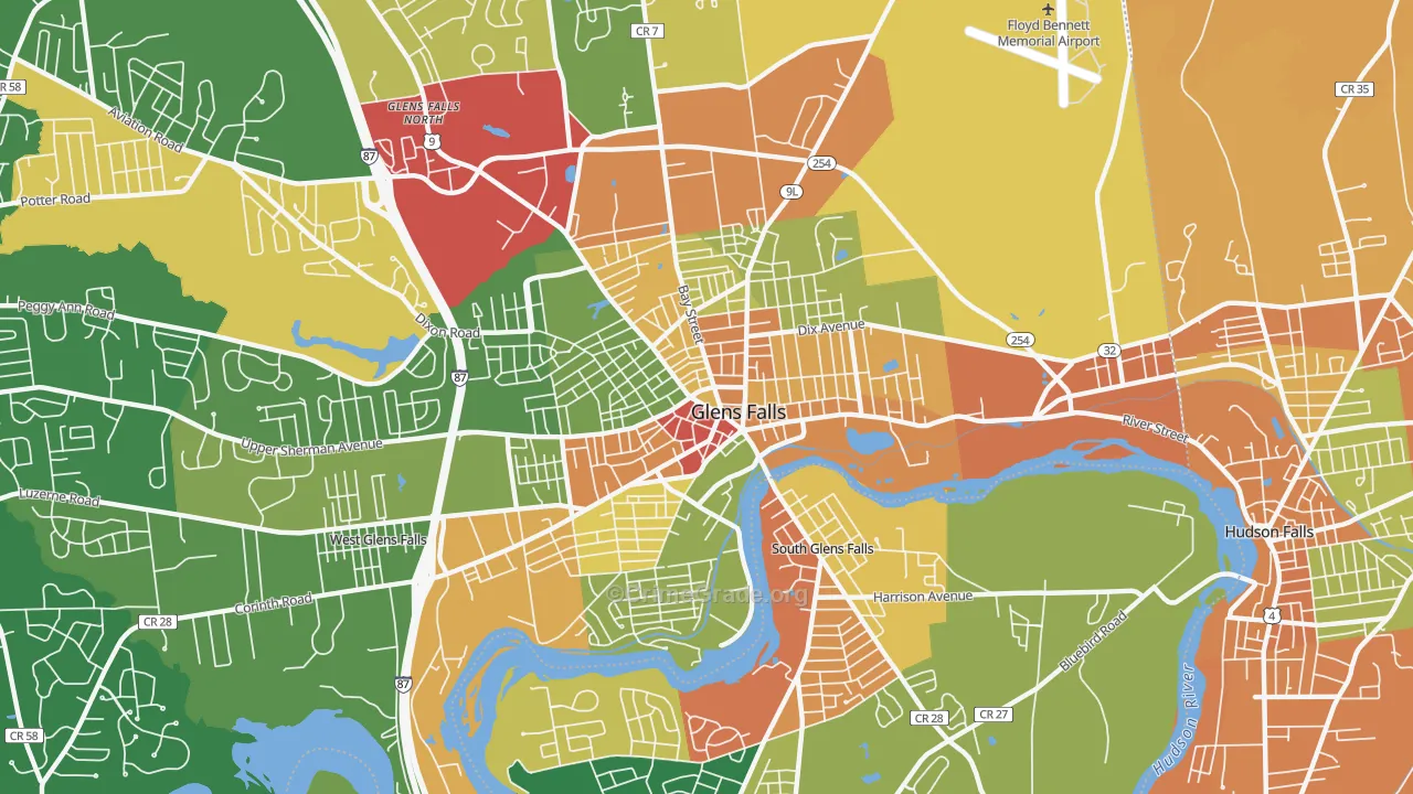 12801, NY Map of Theft Rates
