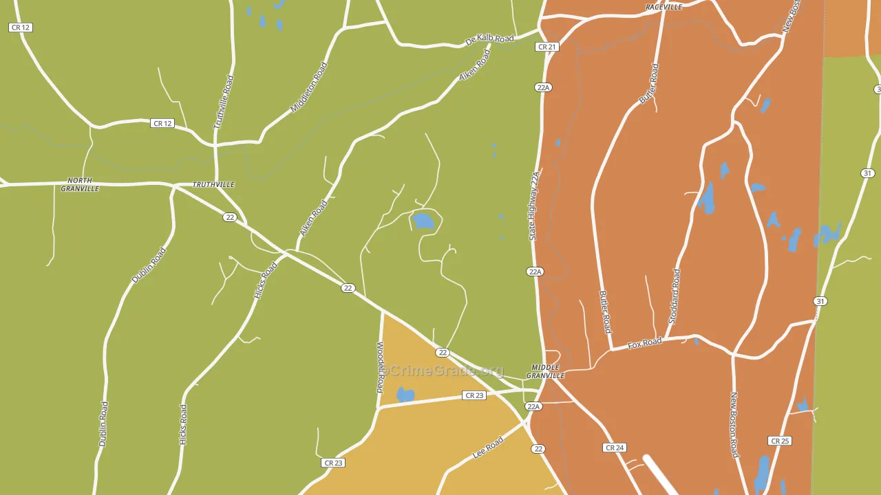 12849, NY Map of Theft Rates