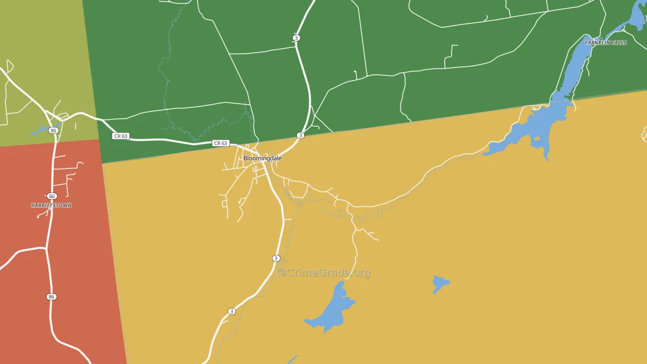 12913, NY Map of Theft Rates
