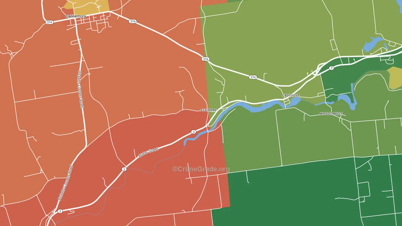 12918, NY Map of Theft Rates