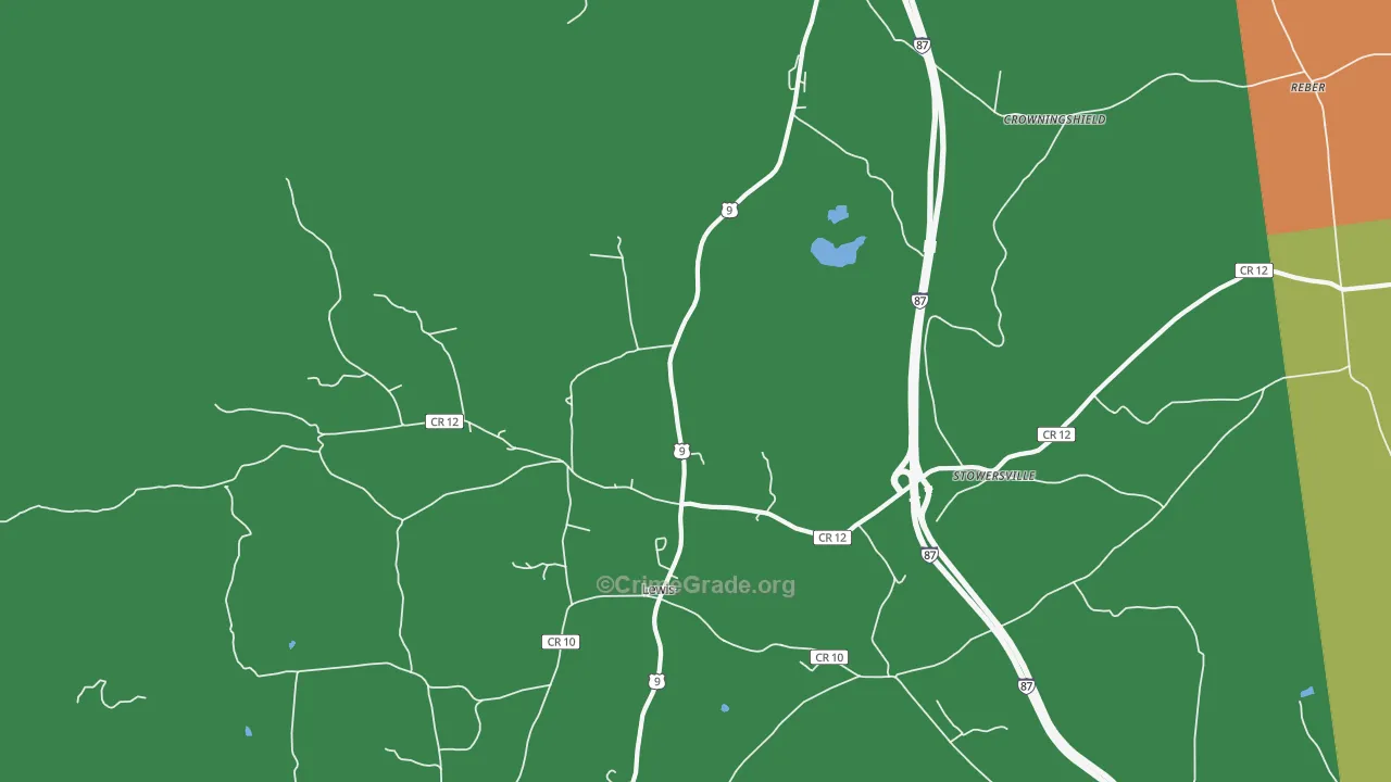 12950, NY Map of Theft Rates